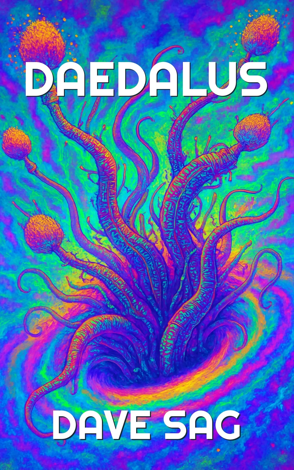 The cover of the novel Daedalus by Dave Sag